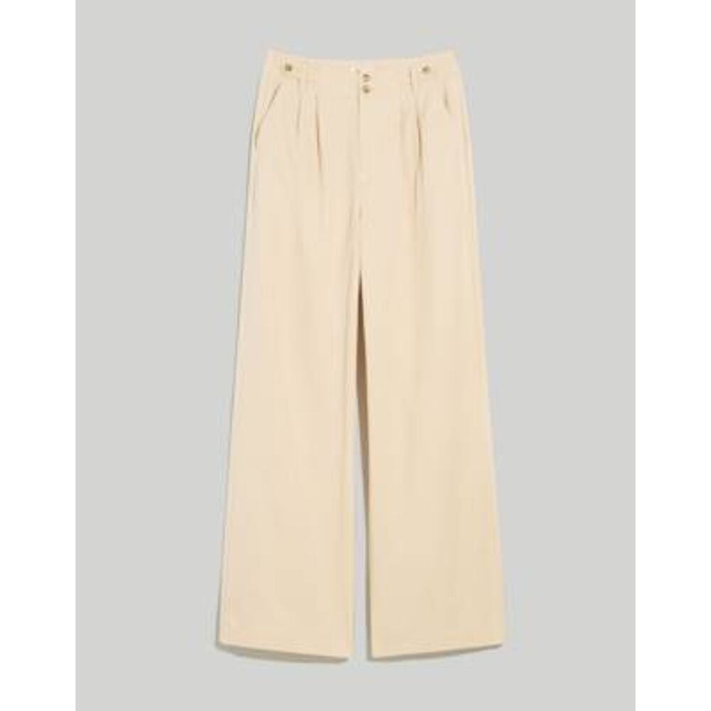 Madewell 'The Harlow' Tan Wide Leg Pant Size 0 - NWT